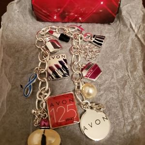 Never Used In Box Avon Charm Bracelet